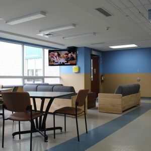 Wequedong Lodge - Large Screen TVs Large Screen TV in the Common Rooms